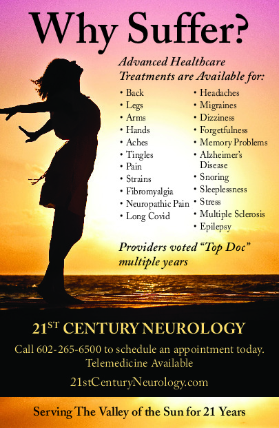 Why Suffer? 21st Century Neurology helps a lot of people with both common and rare conditions